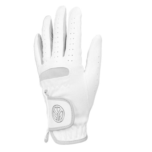 1 Pcs Men's Left Hand Golf Glove Micro Soft Fiber Breathable Mens Golf Gloves White Color