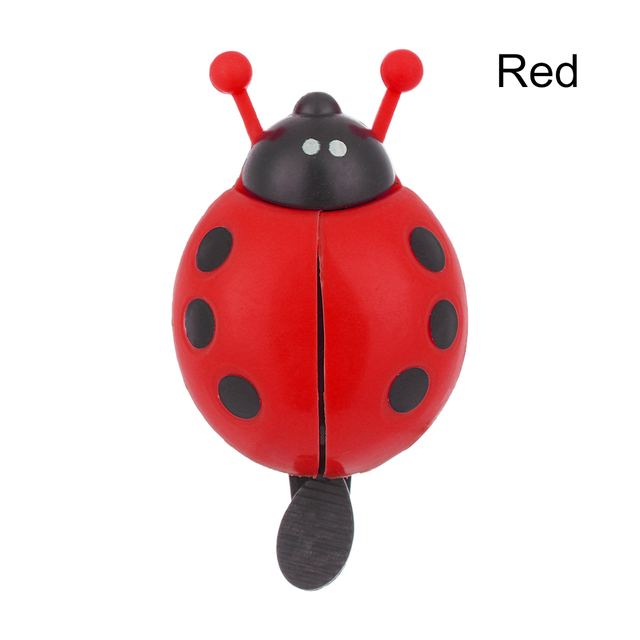 Lovely Ladybug Bicycle Bell Safety Warning Kids Boys Girls Handlebar Cute Kid Beetle Horn Plastic Cycling Accessories New