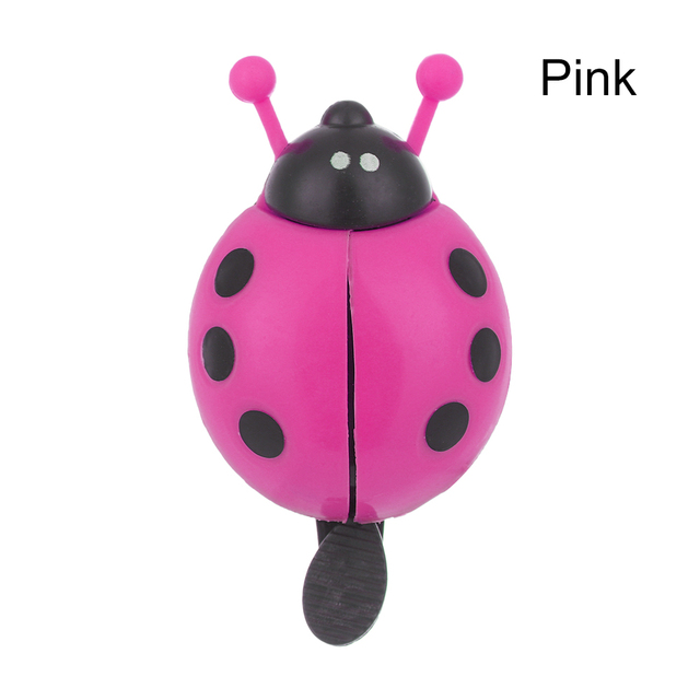 Lovely Ladybug Bicycle Bell Safety Warning Kids Boys Girls Handlebar Cute Kid Beetle Horn Plastic Cycling Accessories New