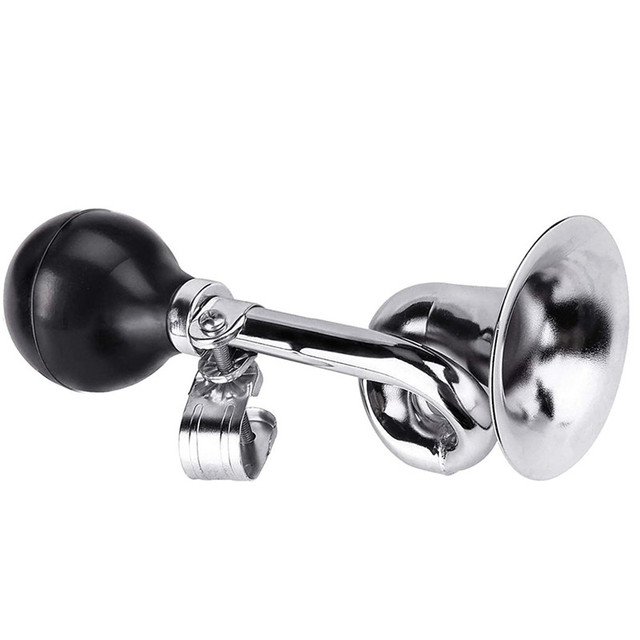 1Pcs Bike Air Horn Bugle Trumpet Squeeze Rubber Bulb Safety Road Bicycle Handlebar Bell Ring Bell Loud Bike Bells Bicycle Access