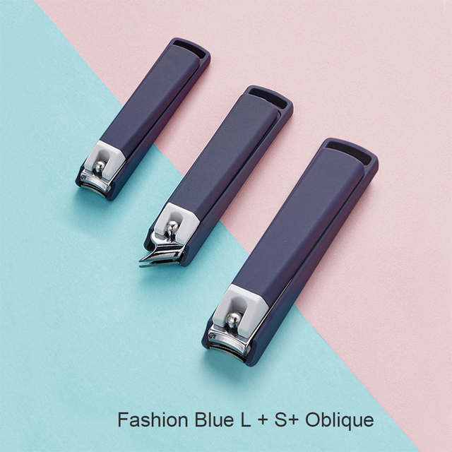 Anti-splash Nail Clippers Single Large Mouth Cover Decoration Portable Nail Clippers Trimmer Nail Scissors Carbon Steel Plastic