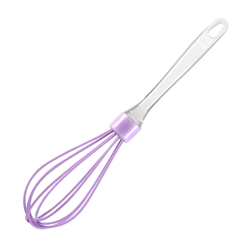 Silicone Whisk For Whipping Non-Slip Egg Beater Easy To Clean Milk Frother Kitchen Cooking Utensil Kitchen Fue Egg Beater Tool