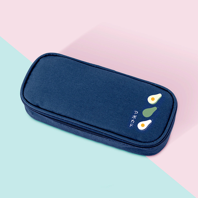 Portable oxford pencil case School supplies storage bag pencil bag student pen bag cute pen case kid Stationery bag