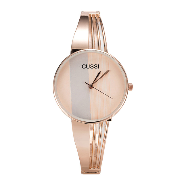 Fashion Rose Gold Womens Bangle Bracelet Watches Luxury Stainless Steel Ladies Jewelry Watch Female Clock