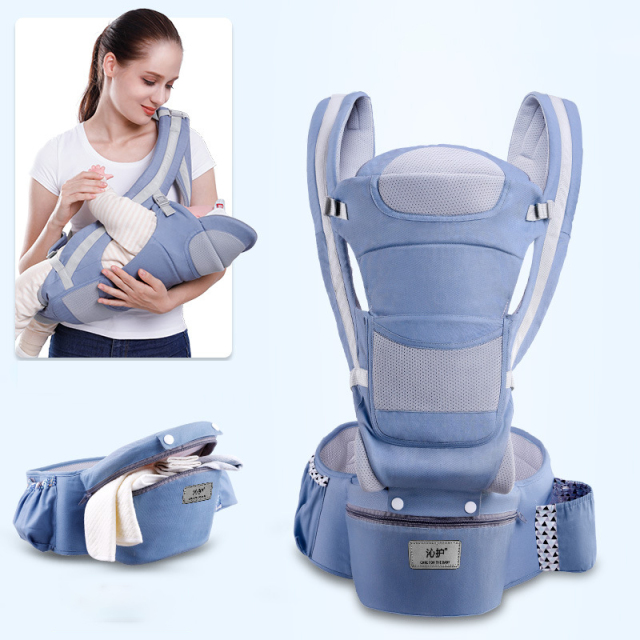New Ergonomic Baby Carrier Infant Baby Hipseat CarrierFront Facing Ergonomic Kangaroo Baby Wrap Sling