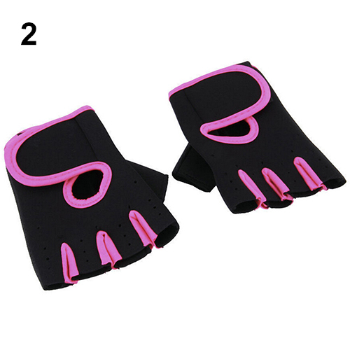 Sport Fitness Cycling Gym Weightlifting Anti Slip Shock Breathable Half Finger Gloves Exercise Training Glove for Men Women