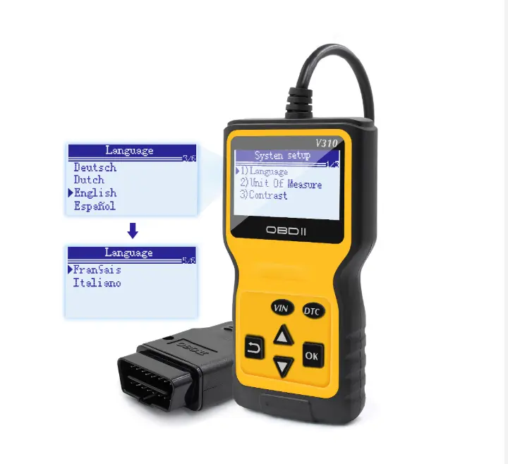OBD2 Scanner V310 OBD2 Code Reader Auto Accessories OBDII EOBD Read/Clear Fault Scan Tool ELM 327 Car Auto Diagnostic Tool