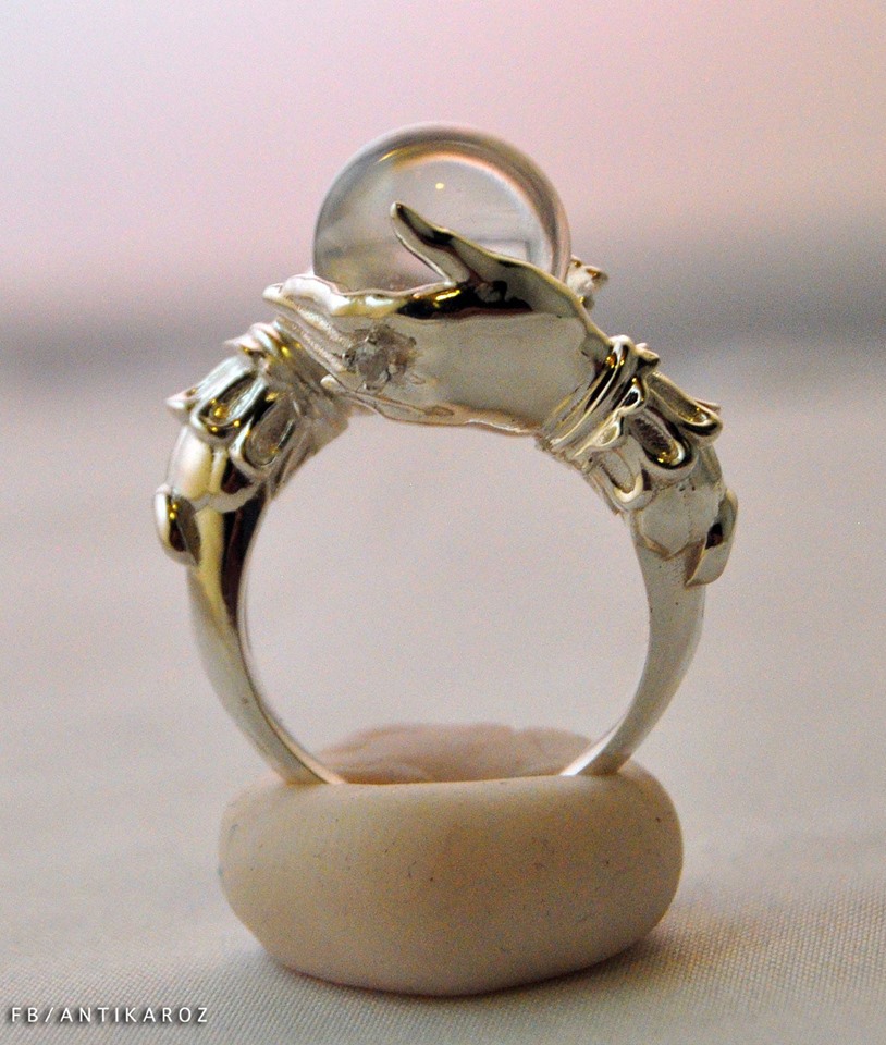 New Fashion Gothic Magic Handball Style  Rings For Woman  Jewelry European And American Ring