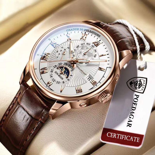 Men Watch Top Luxury Fashion Waterproof Luminous Date Clock Sport Watches Mens Business Quartz Wristwatch