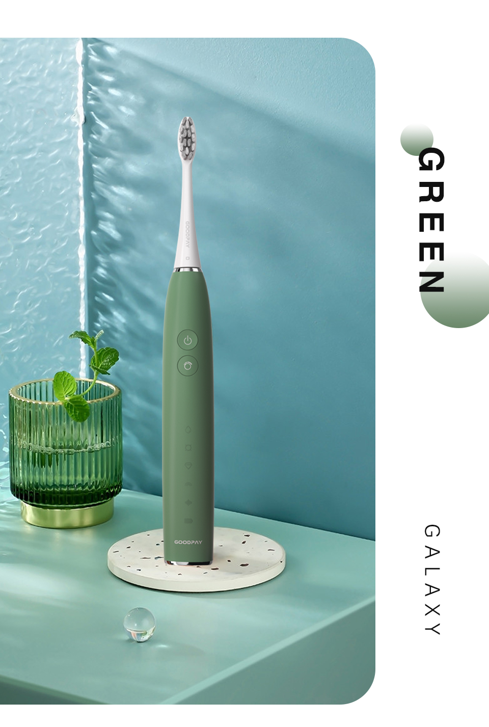 Electric Toothbrush Ultrasonic Vibration Smart Timing  Dupont Britles USB Charger