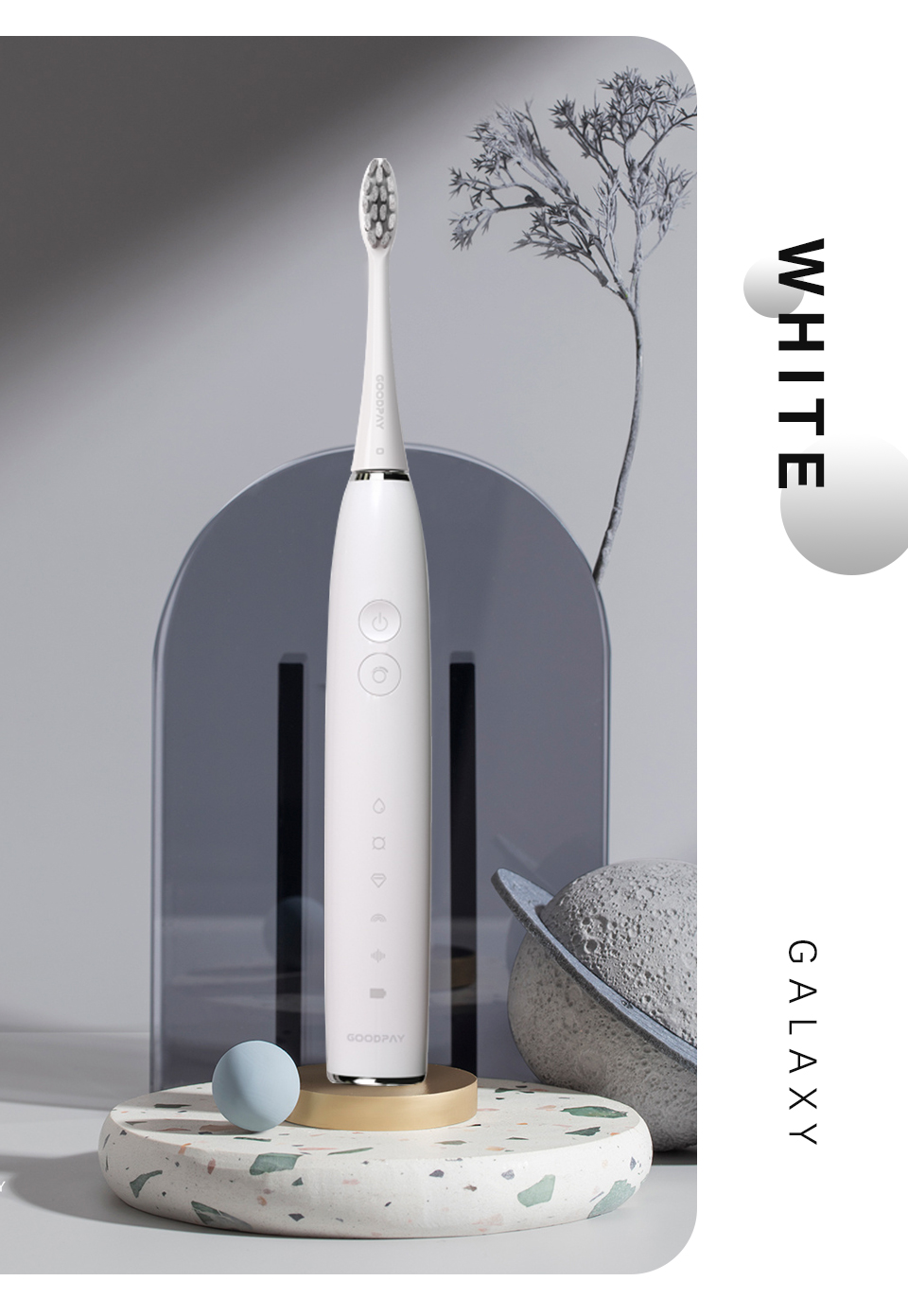 Electric Toothbrush Ultrasonic Vibration Smart Timing  Dupont Britles USB Charger