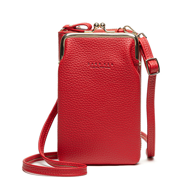 Women's bag Phone Makeup Bag Solid Crossbody Bag Cellphone Cosmetic Daily Holder Mini Shoulder Bag for Organizer Wallet Crossbody Bags