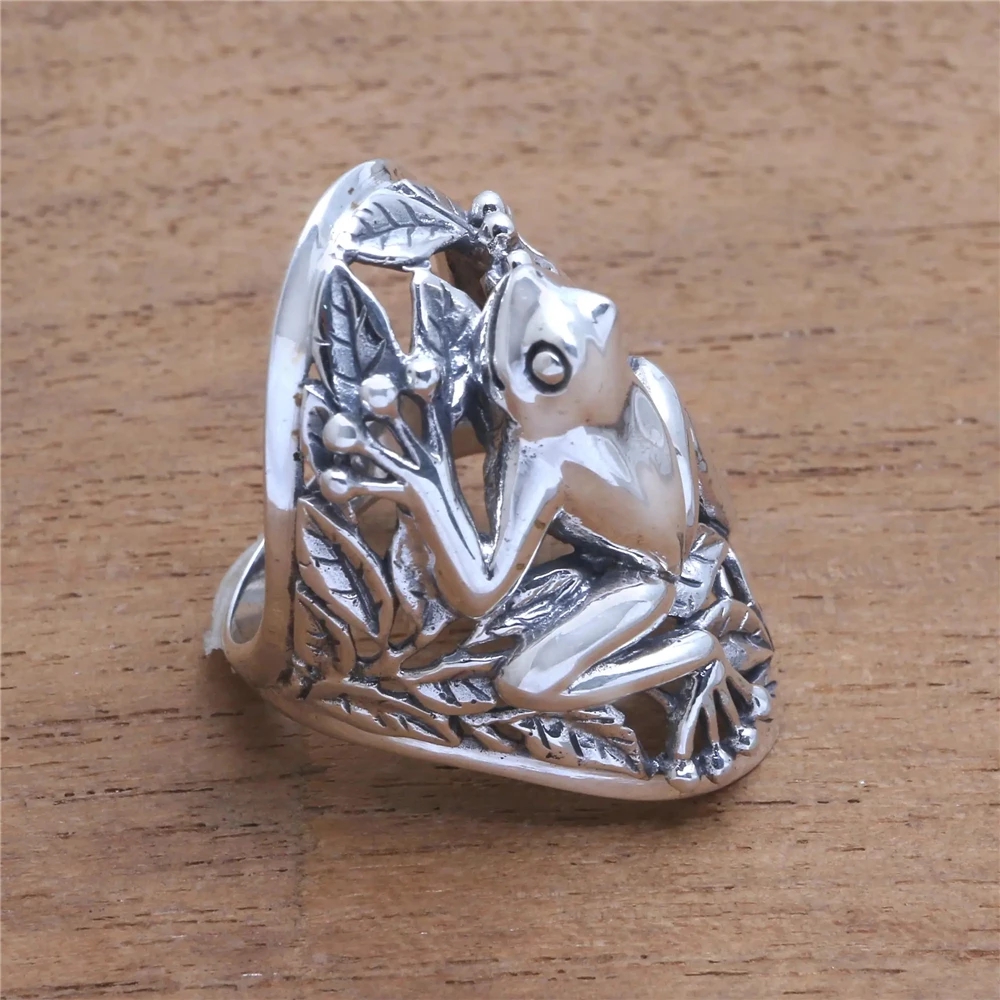 Creative Design Women Ring Hollow Frog Animal Rings Anniversary Wedding Engagement Party Gift Jewelry