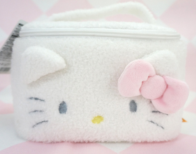 Hello Kitty Girl Cosmetic Bag Melody Makeup Case Women Cosmetic Box Wash Toiletry Make Up Organizer Storage Travel Kit Bag