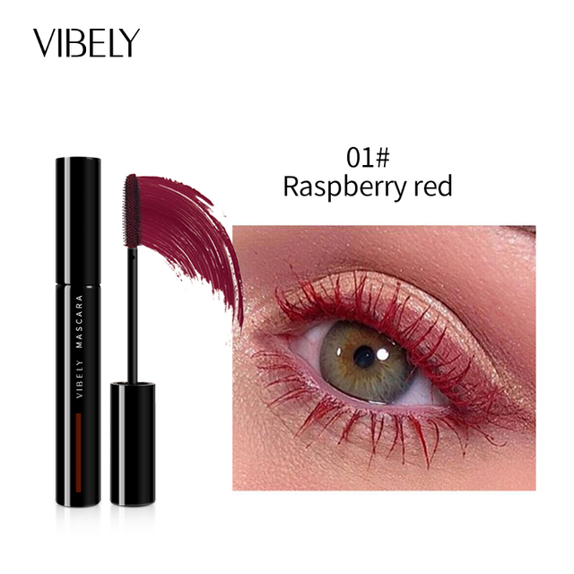 Color Mascara Waterproof Fast Dry Eyelashes Curling Lengthening Makeup Eye Lashes