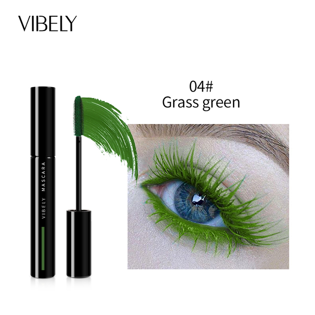 Color Mascara Waterproof Fast Dry Eyelashes Curling Lengthening Makeup Eye Lashes