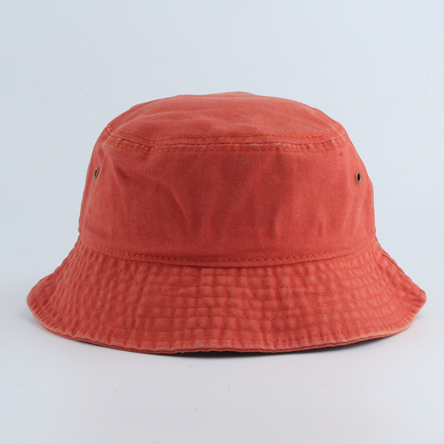 Washed Denim Cotton Bucket Hats Designer Unisex Streetwear Fisherman Hats for Women Hip Hop Unisex Caps Bonnet