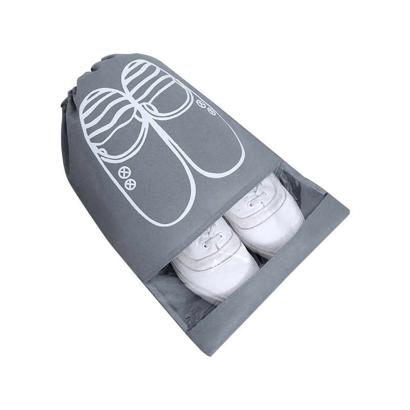 1pcs Shoes Storage Bag Closet Organizer Non-woven Travel Portable Bag Waterproof Pocket Clothing Classified Hanging Bag