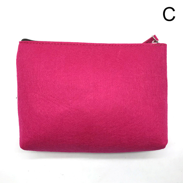 Felt Storage Bags Travel Makeup Organizer Soft Inner Bags Gadget Pouch Power Adapter Case Mini Bag for Earphone Charger Storage Cosmetic Bags