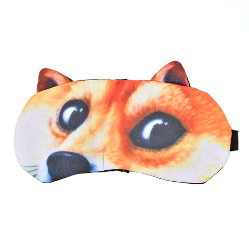 Cute Cat Dog Sleep Mask Eyeshade Cover Eye Mask Natural Sleeping Soft Blindfold Eyepatch Sleep Eyeshade Eye Cover Hot