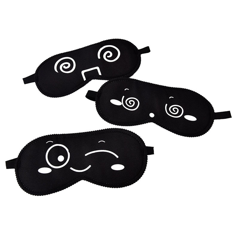 1pc Sleeping Mask Blinders Eyeshade Travel Sleep Aids Eye Rest Lovely Soft Eyeshade Cover Shade Eye Patch Portable Blindfold