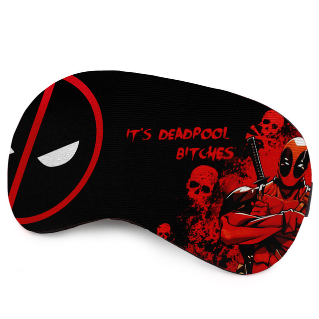 Unique  Personality Cartoon Fighting Sleeping Eye Cover Light Proof Blindfold Sleep Therapy