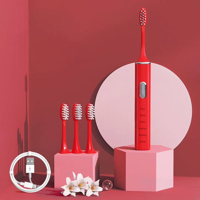 Newest Adults Sonic Electric Toothbrushes  Waterproof Ultrasonic Automatic Tooth Brush teeth whitening
