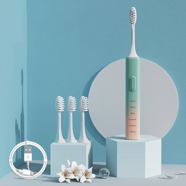 Newest Adults Sonic Electric Toothbrushes  Waterproof Ultrasonic Automatic Tooth Brush teeth whitening