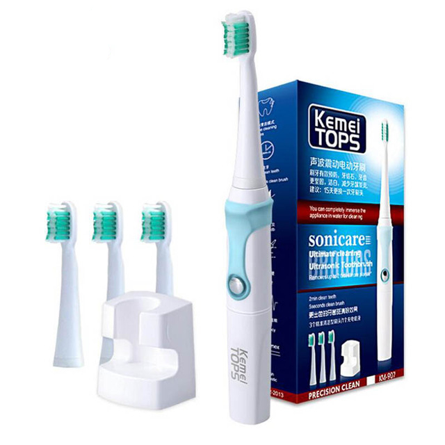 Electric Toothbrush Inductive Wireless Charger Ultrasonic Toothbrush Replacement Dupont Brush Heads