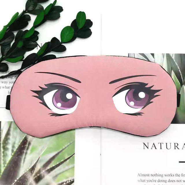 1pc Sleep Eye Mask Night Mask Cover Soft Rest Travel Relax Eyes Bandage Sleeping Blindfold For Women Men Eyepatch Eye Shade