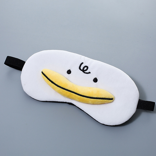 1PCS Short Plush Cartoon Stereo Sleeping Eye Mask Cute Crystal Super Soft Animal Eye Mask