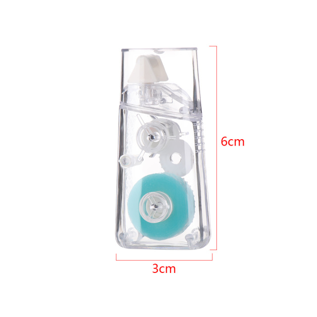 Clear Double Sided Adhesive Dots Stick Roller Refillable Tape Glue Tape Dispenser Practical Scrapbooking Decor Office Supplie