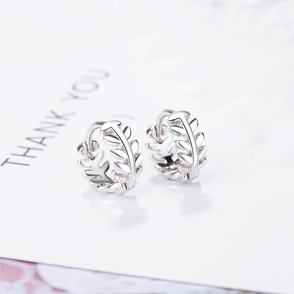 Fashion Designs Hollow Circle Leaf Earrings Geometric Fashion Women Jewelry