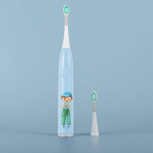 Children's Electric toothbrush USB charging waterproof children's Cartoon Pattern soft hair multi-speed smart toothbrush