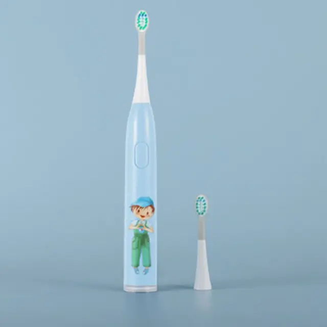 Children's Electric toothbrush USB charging waterproof children's Cartoon Pattern soft hair multi-speed smart toothbrush