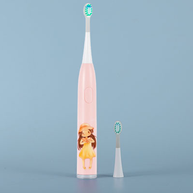 Children's Electric toothbrush USB charging waterproof children's Cartoon Pattern soft hair multi-speed smart toothbrush