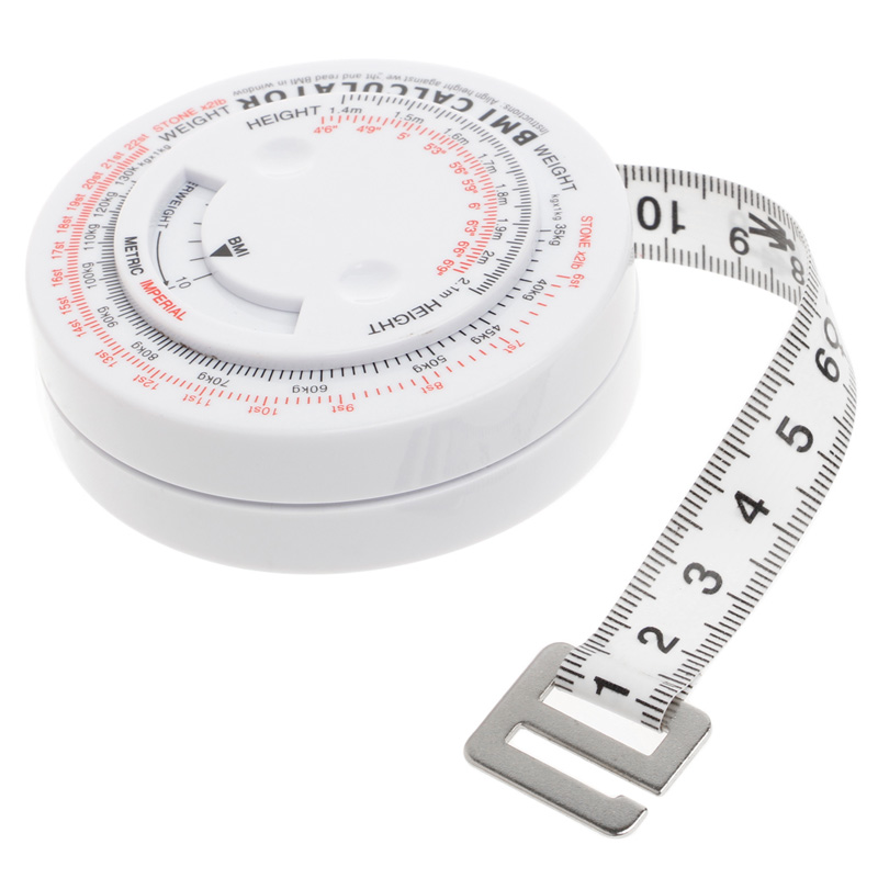 Tape Measures & Rulers  BMI Body Mass Index Retractable Tape 150cm Measure Calculator Diet Weight Loss Tape Measures Tools