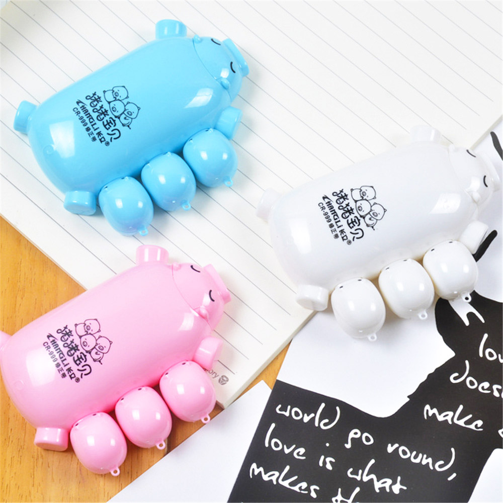 Cute Cartoon Baby Pig Correction Tape Kawaii Stationery Corrector material escolar Novelty School Office Supplies Kids Gifts