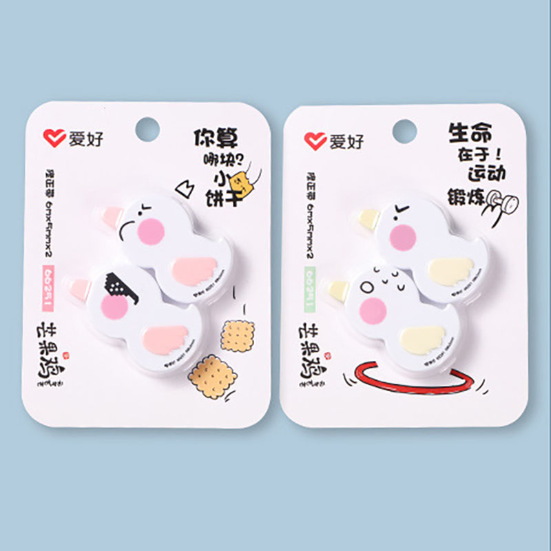 Lytwtw's Lovely Kawaii Mango Chicken Correction Tape Diary Stationery Office Cute School Supplies Gift Bird Funny
