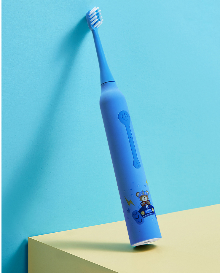 Sonic Electr Tooth Brush For Children 3 Cleaning Modes IPX7 Waterproof USB Charger Dupont Bristles