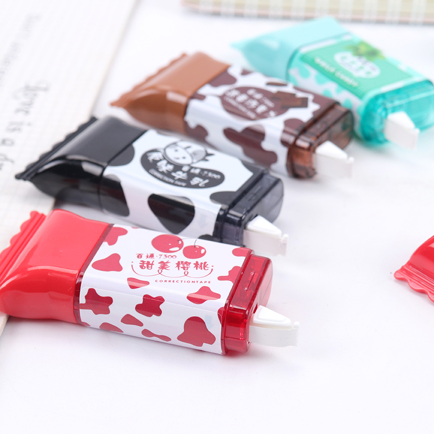 1PC Sweet Candy Correction Tape Creative Modeling Correcting Tape Students Kawaii 3.5m Student Gift School Supplies