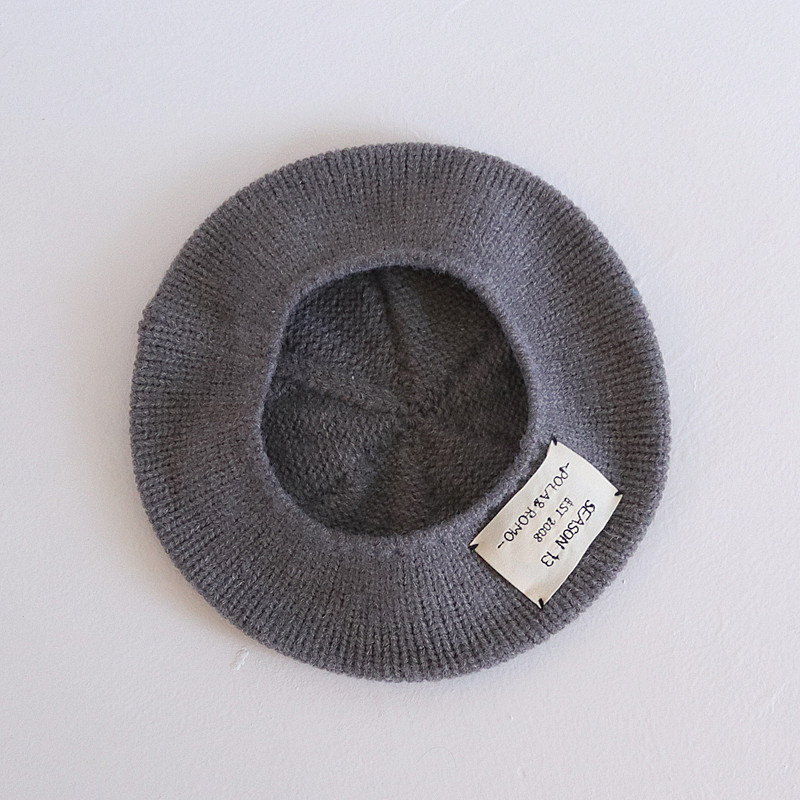 Women Girl Beret Artist Warm Knitted Octagonal Flat Cap autumn Winter Beanie Hat Cap Vintage Beret Hats Solid Color Hats Woman