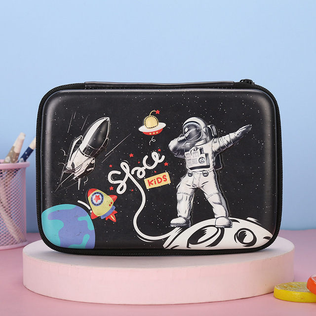 Kawaii Pencil Case Black Estuches Escolares Pencil Box Astuccio Korean Stationery Trousse Scolaire School Cute Pencil Case