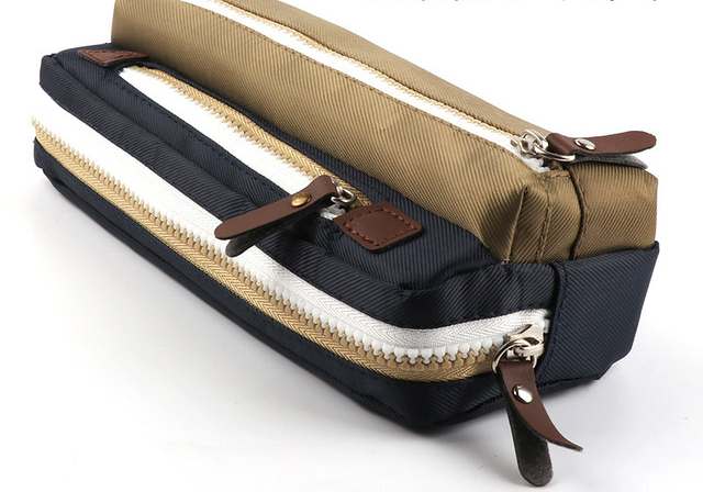 Color Mix Three-layer Pencil Case Kawaii School Bags for Boy Pen Pouch Material Escolar Papeleria School Box Supplies Stationery