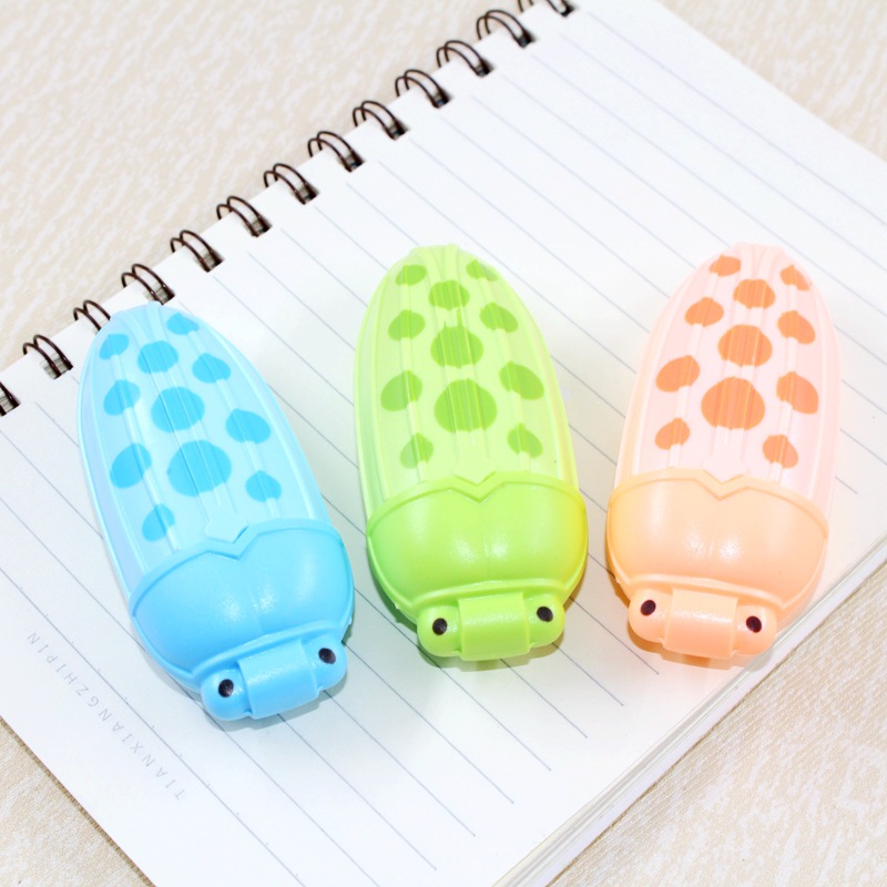 Kawaii beetle Cartoon Correction Tape Scrapbooking Diary Stationery School Supply White Out Corrector Office Supplies