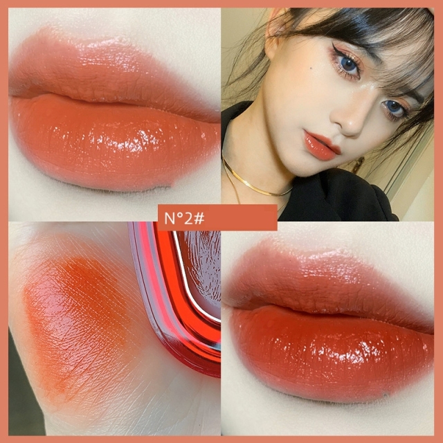 Sexy Red Lipsticks Waterproof Moisturizing Lip Glaze Tint Long Lasting Non-Stick Cup Lip Stick Makeup Korean Cosmetics