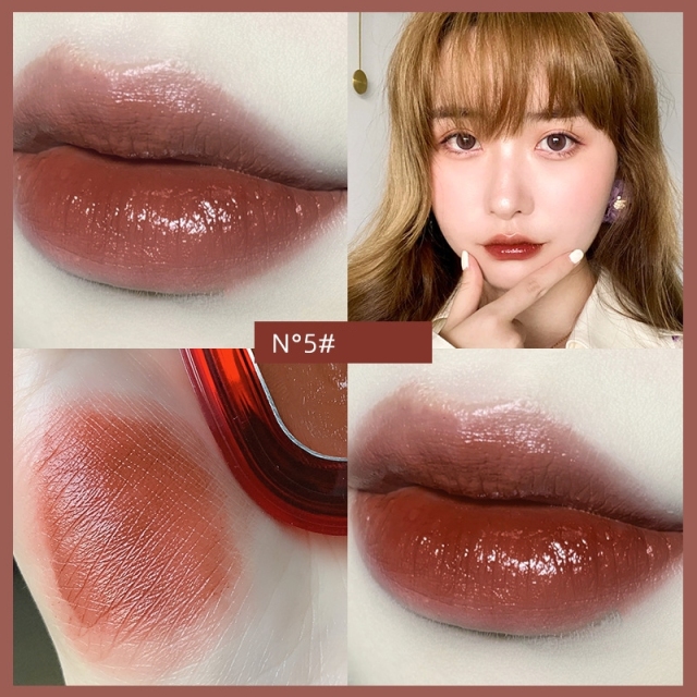 Sexy Red Lipsticks Waterproof Moisturizing Lip Glaze Tint Long Lasting Non-Stick Cup Lip Stick Makeup Korean Cosmetics