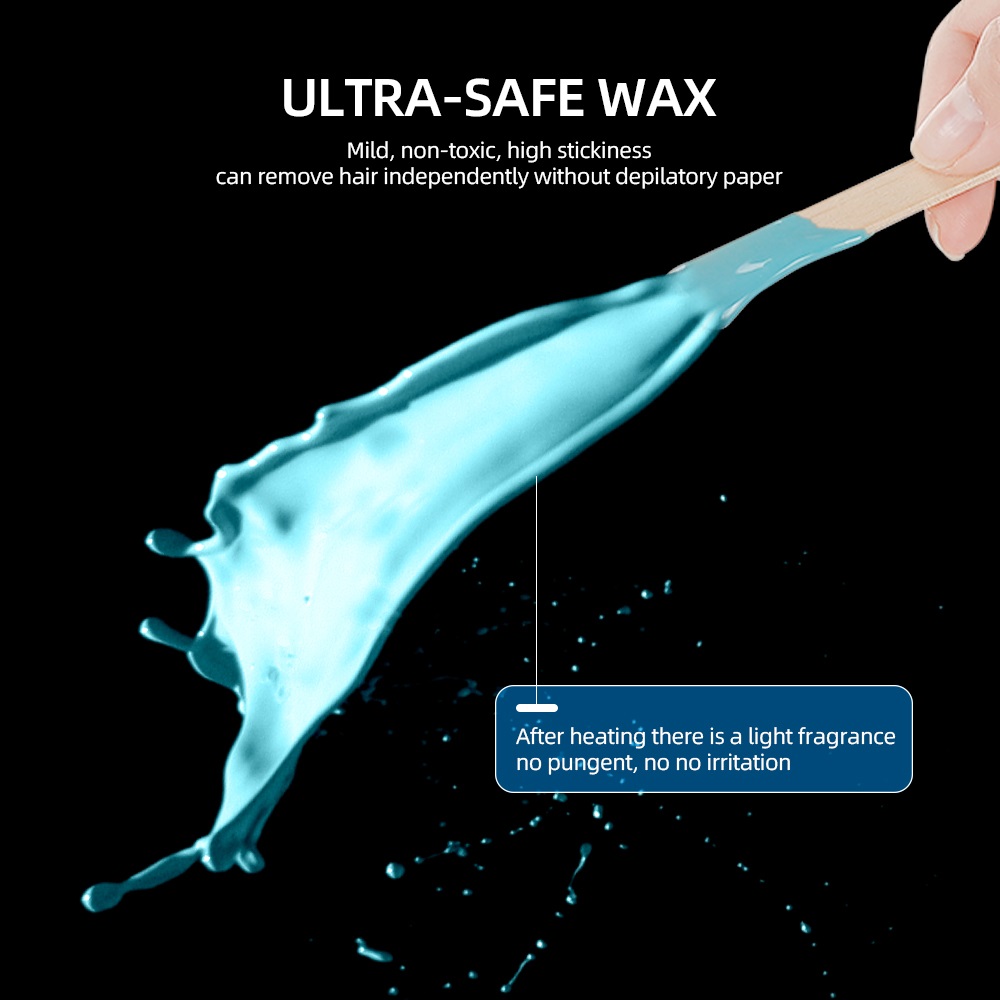 Microwave Hard Wax Kit Gentle Nose Hair Remover Wax Set Body Depilatory Cream Brazilian Waxing Kit For Face Arm Leg Bikini Lips