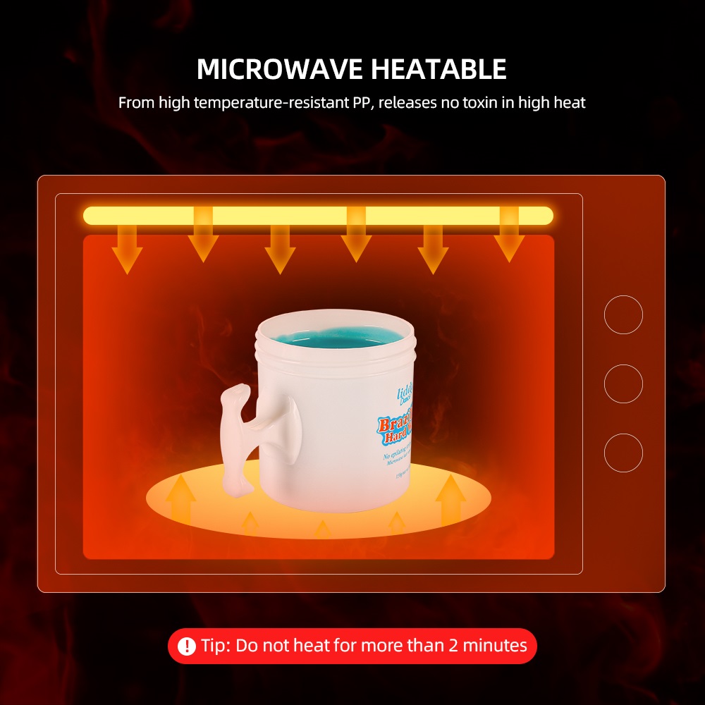 Microwave Hard Wax Kit Gentle Nose Hair Remover Wax Set Body Depilatory Cream Brazilian Waxing Kit For Face Arm Leg Bikini Lips