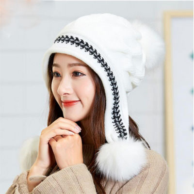 Winter Hat Female Autumn and winter Fashion Women's Female Toe Cap New Warm Gloves